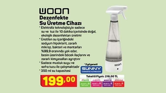 a101-woon-dezenfekte-su-uretme-cihazi